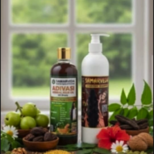 Samarveda Adivasi Herbal Hair Oil & Ayurvedic Shampoo - 1 ltr